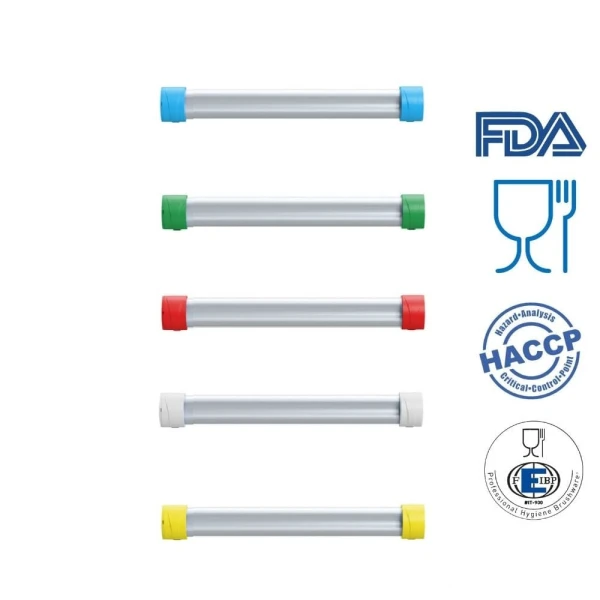 Bara suport din aluminiu pentru ustensile, alb, 30cm, IGEAX 1086, contine kitul de montare si fixare pe perete certificat Food Contact, conform HACCP, FDA