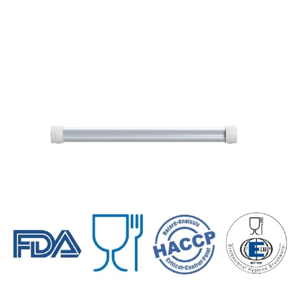 IGX1087W_Bara suport din aluminiu pentru ustensile, alb, IGEAX 1087W, certificat Food Contact_1 Bara suport din aluminiu pentru ustensile, alb, 50cm, IGEAX 1087W, contine kitul de montare si fixare pe perete certificat Food Contact, conform HACCP, FDA