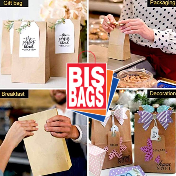 Punga transport, hartie natur, fara maner - 26 x 17 x 28.50cm - 500 BUCATA