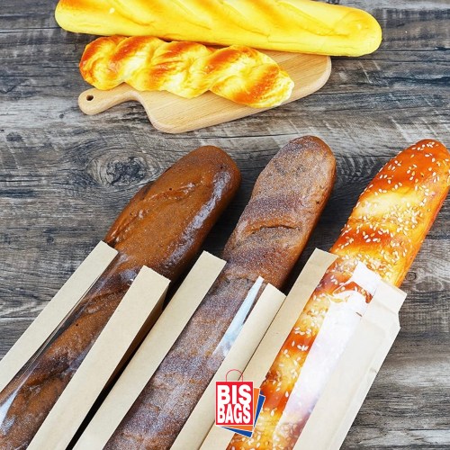 Pungi cu fereastra, Bagheta - Bagheta 12x5x31cm(f=4cm)- 1000 BUCATA