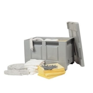 Kit de interventie model stationar, pentru hidrocarburi,  capacitate absorbtie 401 litri, dim. 800 x 1200 x 760 mm