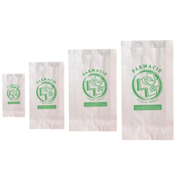 Pungi farmacie, model cruce - 12x4x27cm - 1000 BUCATA.
