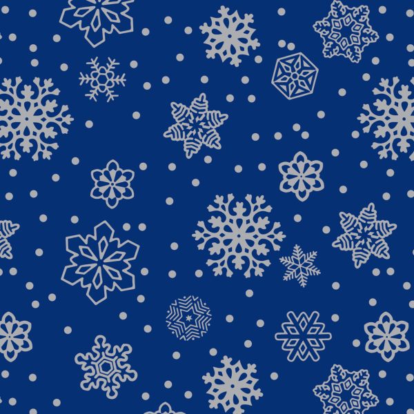 Rola hartie albastra imprimeu stelute argintii - 70cm latime x 250 metri liniari lungime