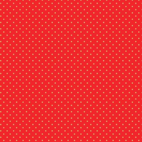 LWC2164-28229.jpg Rola ambalaj rosu cu buline aurii - 70cm latime x 250 metri liniari lungime