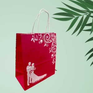 Sacosa hartie miri roz - 22x11x25.5cm - 100 BUCATA