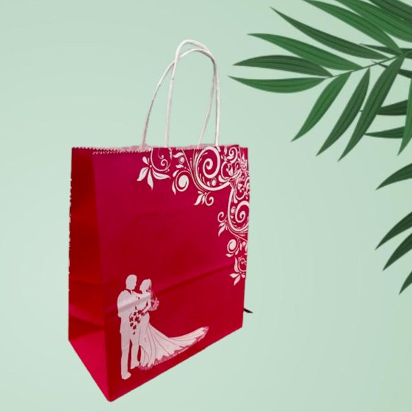 Sacosa hartie miri roz - 22x11x25.5cm - 100 BUCATA