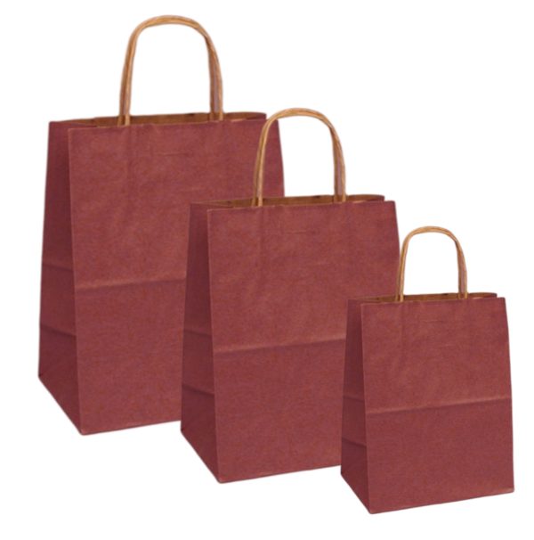 Sacosa-bordo-PK600.jpg Pungi natur, colorate 100% bordo - 20x9x25 - 100 BUCATA