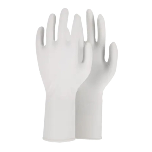 Manusi nitril albe, nepudrate (Cleanroom), ISO 5, lungime 30 cm, 50 perechi/cutie, 10 cutii/bax