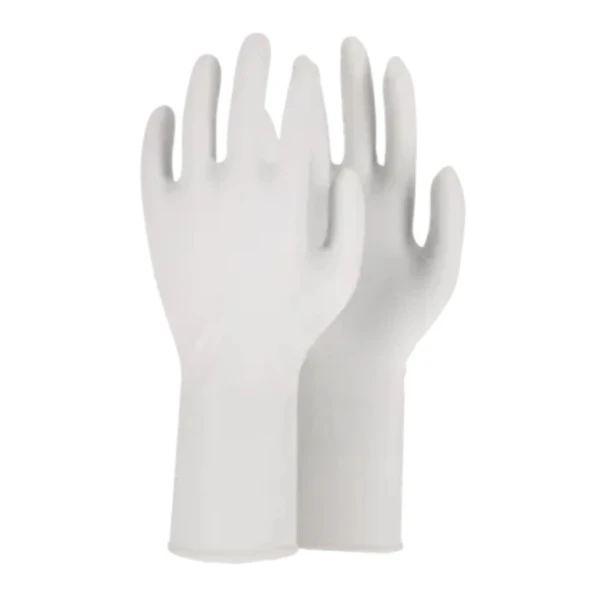 Manusi nitril albe, nepudrate (Cleanroom), ISO 5, lungime 30 cm, 50 perechi/cutie, 10 cutii/bax