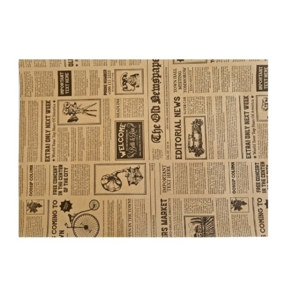 Hartie natur burger / cartofi ZIAR - 25x35cm  (300 coli/kg) - 10 kg