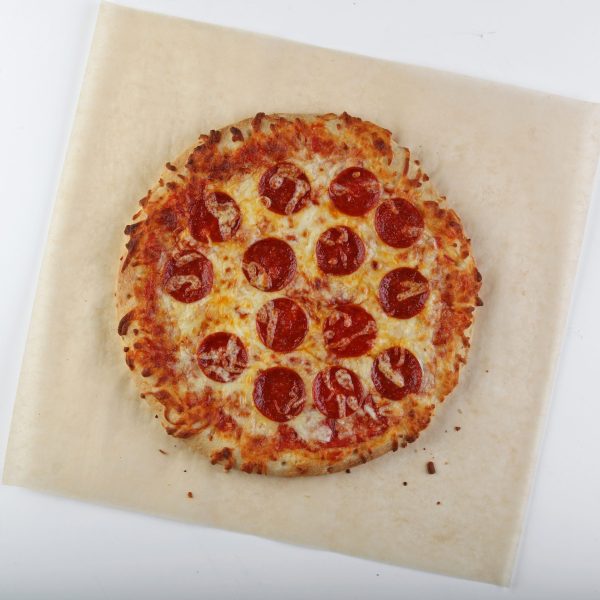 Hartie cerata "pizza" - 27x27cm (alb) - 1000 coli