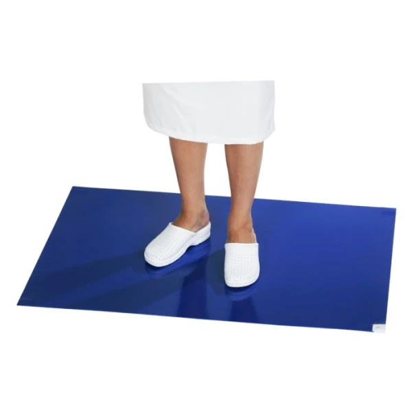 Covor adeziv pentru Controlul Contaminarii, 46 x 91.5 cm, 30 foite adezive / set, albastre