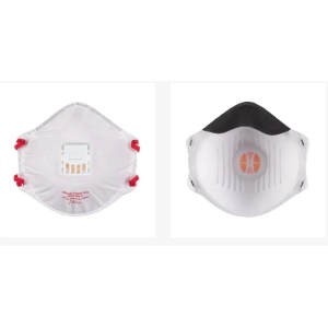 [DELISTAT] Masca de protectie FFP3 cu supapa, Milwaukee, eficienta filtrare 99% - 10 bucati/set