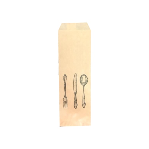 Punga tacam natur "TRIS KRAFT" - 8 x 25cm - 2000 BUCATA.