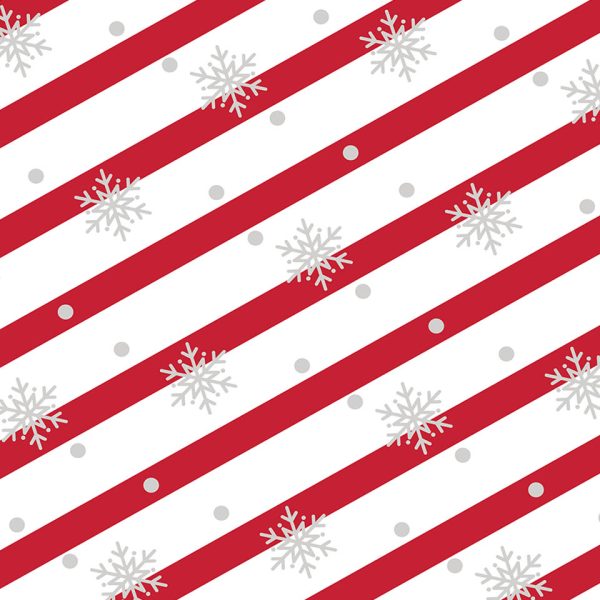 Rola ambalaj cadouri linii rosii - 70cm latime x 250 metri liniari lungime