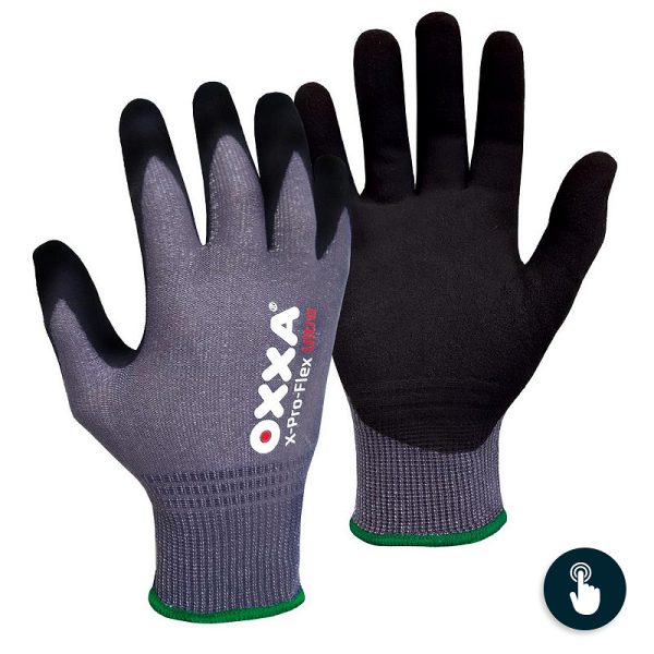 Manusi de protectie X-Pro-Flex Ultra 51-293, imersate pe palma si degete cu spuma de nitril PFT- marimea10