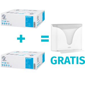 2 baxuri prosoape de hartie impaturite Z, 407551 + DISPENSER GRATUIT!