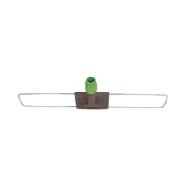 atpa02017 Suport pentru mop, din plastic, culoare verde, 60 cm