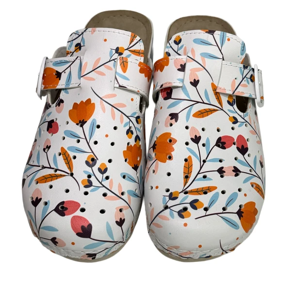 saboti-toamna-fata Saboti medicali, TELLUS, din piele artificiala, talpa lipita PU, model Toamna