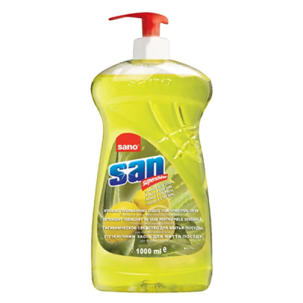 sano lamaie SANO Detergent de vase cu miros de lamaie 1 L