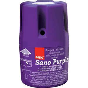 SANO Purple Odorizant solid pentru bazinul toaletei 150 g