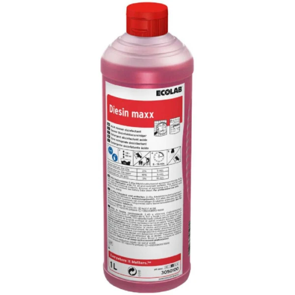 Dezinfectant si detartrant concentrat pentru grup sanitar, DIESIN MAXX 1l, Ecolab