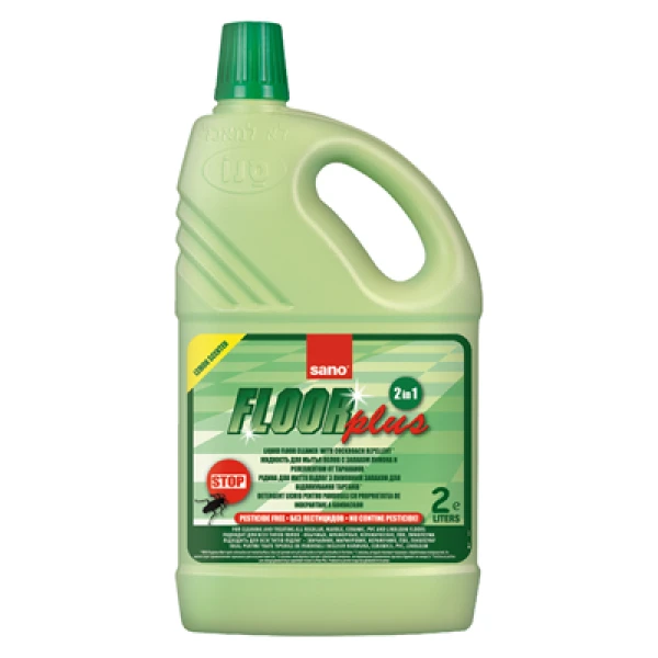 sano floor plus 2l Detergent pardoseli antiinsecte Sano Floor Plus, 2l, cu parfum de lamaie