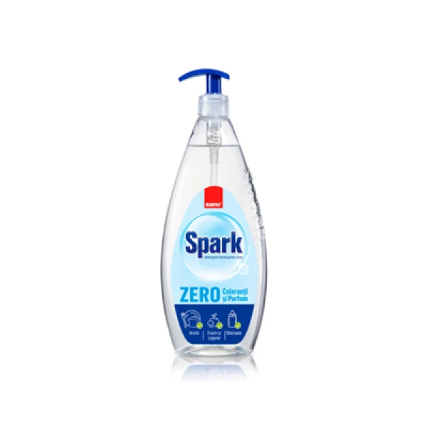 sano spark zero 1l Detergent lichid vase, Sano Spark Zero, 1l, fara parfum, fara colorant