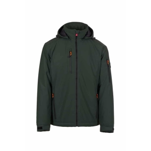 Jachetă softshell Payper Gale / Gale Pad pentru bărbați – impermeabilitate WP8000, respirabilitate WVT5000, glugă fixă - culoare verde inchis