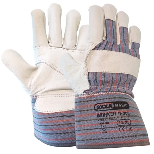 Manusi de protectie OXXA Worker 11-306,buffalo leather,10-12, din piele naturala, cu palma intarita, captusite