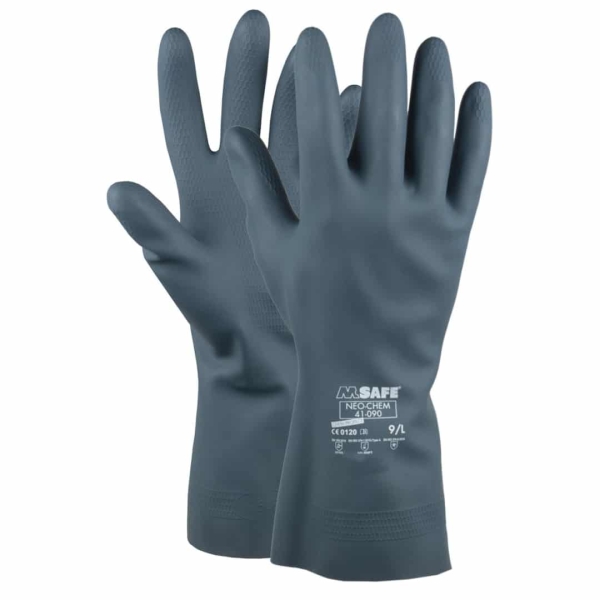 Manusi de protectie OXXA Neo-Chem 41-090 hs, d.albastru, 8-11, din bumbac, captusite, pentru lucrari mecanice