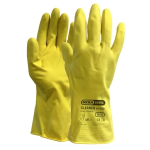 Manusi de protectie OXXA Cleaner 41-500, latex, galben, 7-10, din bumbac