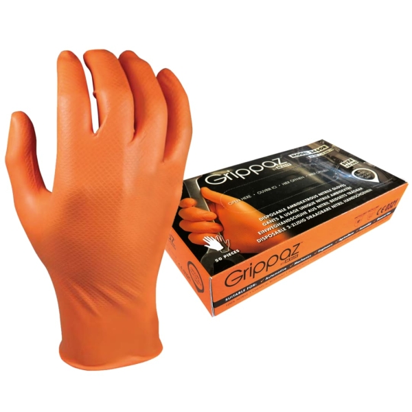 Manusi de nitril OXXA X-Grippaz-Pro 44-560, or, 50pc,7-11, cu manseta elastica, cu aderenta ridicata