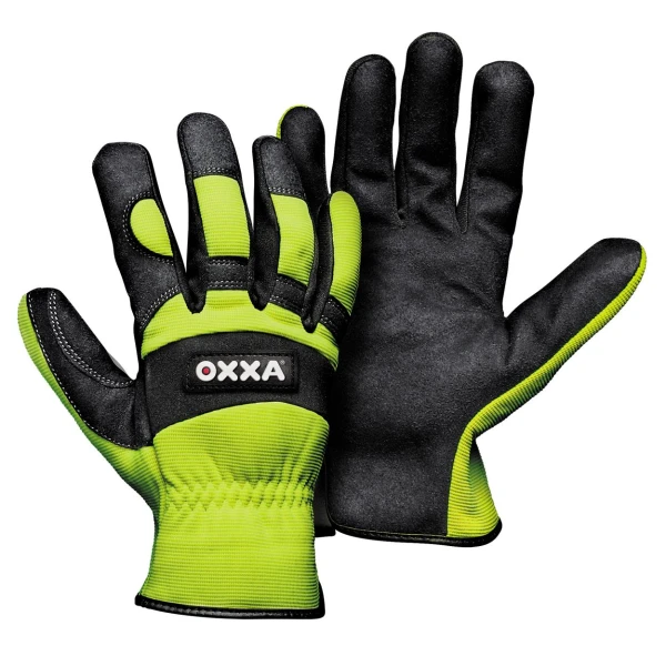 15161500.jpg Manusi de protectie OXXA X-Mech-Thermo 51-615 blk/yell, 8-11, din piele naturala, captusite, cu manseta elastica
