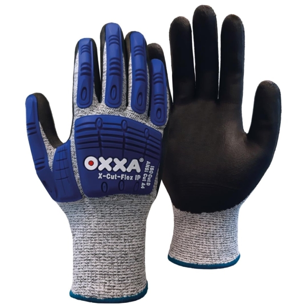 Manusi de protectie OXXA X-Cut-Flex IP 51-705, 6-12, din nitril, cu manseta elastica, cu aderenta ridicata