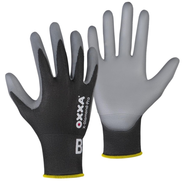 Manusi de protectie OXXA X-Diamond Pro 51-770 Cut B, 7-11, din poliester, cu manseta elastica