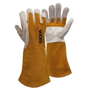 Manusi de protectie OXXA X-Welder-Pro 53-800,nat/maro, 9-11, din piele naturala, cu palma intarita, captusite