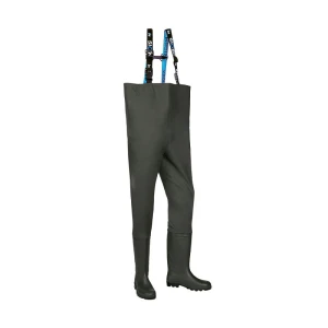 Pantaloni cu pieptar 700A Glenroe, culoare kaki