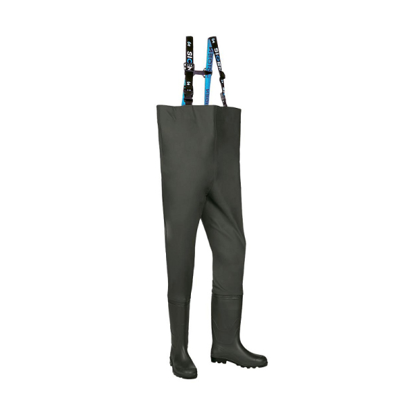 Pantaloni cu pieptar 700A Glenroe, culoare kaki