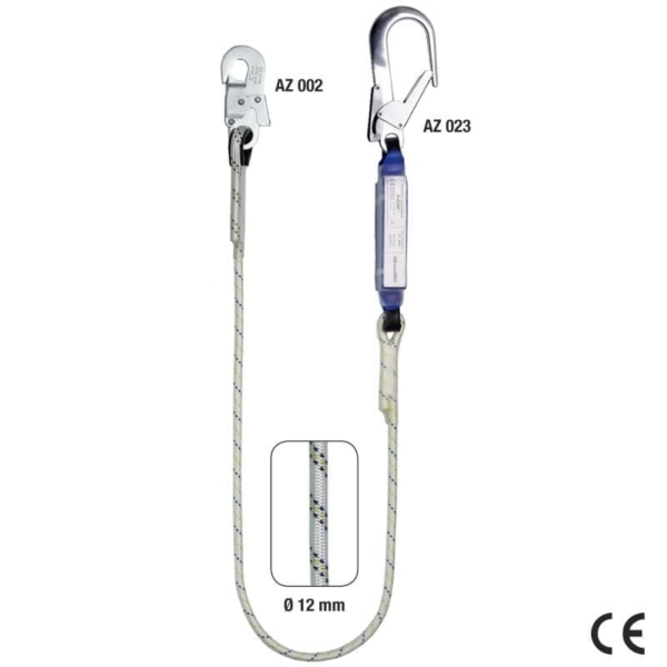 Amortizor soc ABM+LB 121-BIG, franghie Ø=12mm, L=2m