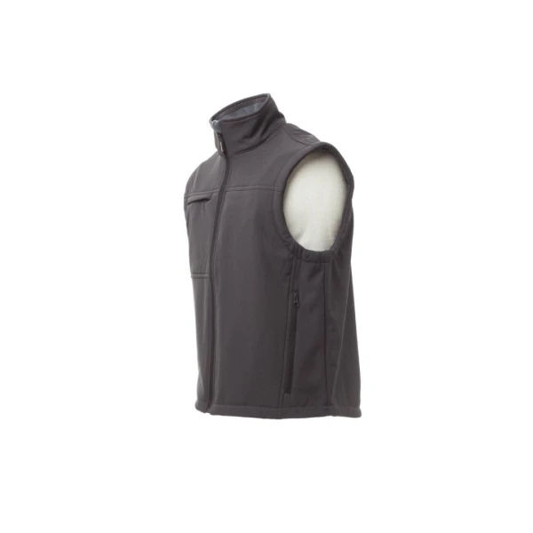 Vesta softshell Payper Bering pentru Barbati, 93% polyester + 7% Elastan Soft shell, Toamna-Iarna, 330 g/m2