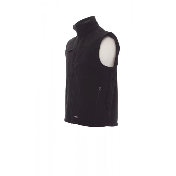 Vesta softshell Payper Bering pentru Barbati, 93% polyester + 7% Elastan Soft shell, Toamna-Iarna, 330 g/m2