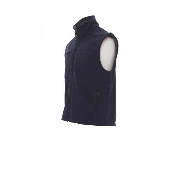 Vesta softshell Payper Bering pentru Barbati, 93% polyester + 7% Elastan Soft shell, Toamna-Iarna, 330 g/m2