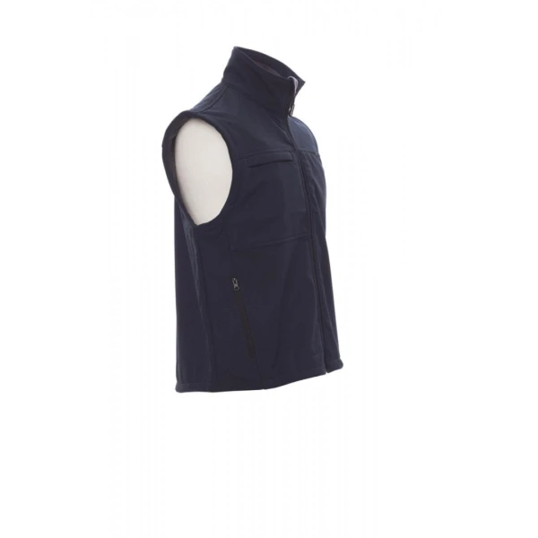 Vesta softshell Payper Bering pentru Barbati, 93% polyester + 7% Elastan Soft shell, Toamna-Iarna, 330 g/m2