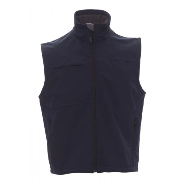 Vesta softshell Payper Bering pentru Barbati, 93% polyester + 7% Elastan Soft shell, Toamna-Iarna, 330 g/m2