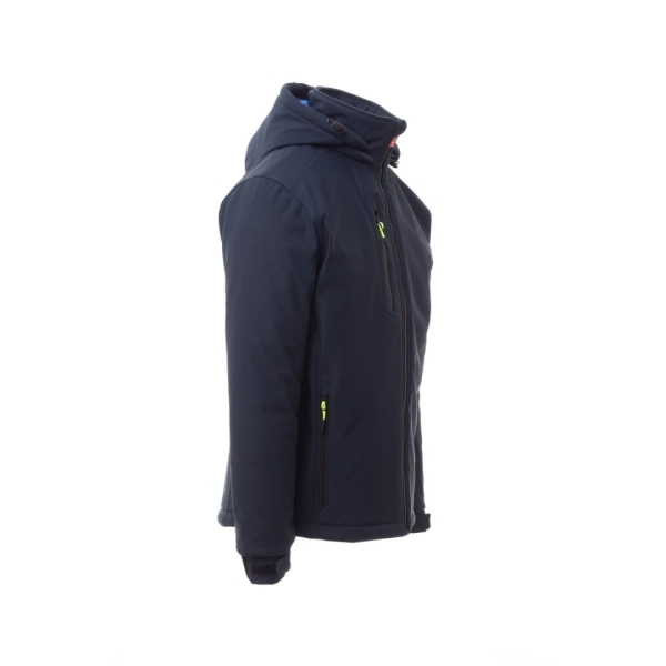 Jacheta softshell de iarna barbati din 78% naylon + 22% elastan, 320 g/m2