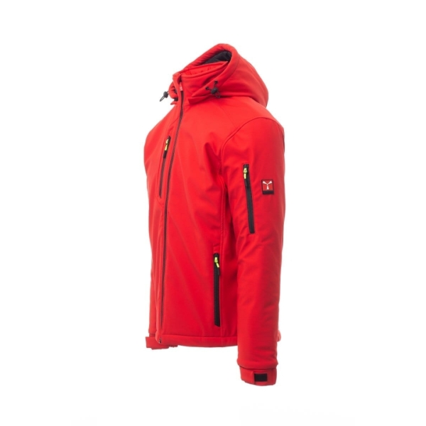 Jacheta softshell de iarna barbati din 78% naylon + 22% elastan, 320 g/m2