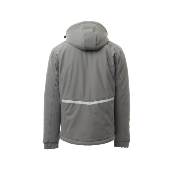 Jacheta softshell de iarna barbati din 78% naylon + 22% elastan, 320 g/m2