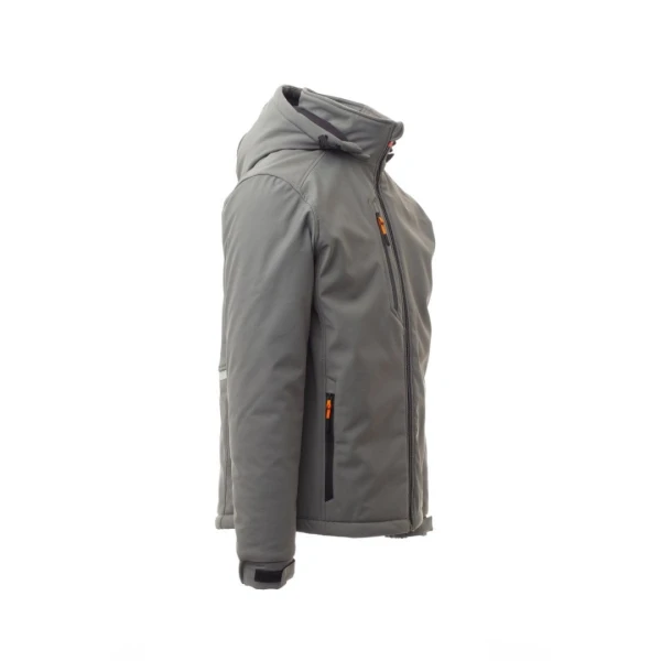 Jacheta softshell de iarna barbati din 78% naylon + 22% elastan, 320 g/m2