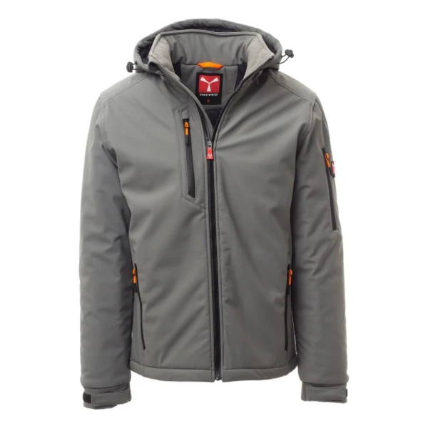 Jacheta softshell de iarna barbati din 78% naylon + 22% elastan, 320 g/m2